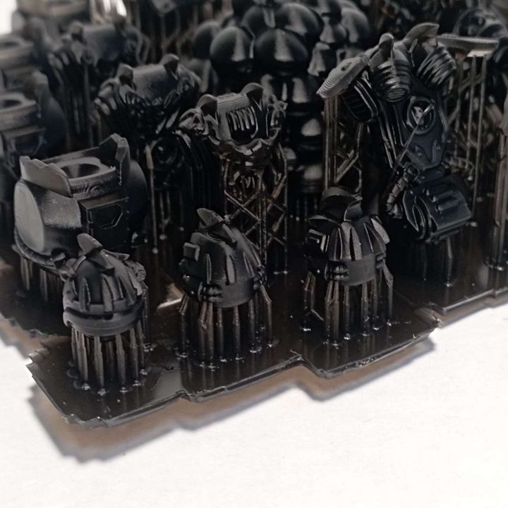 3D Printable White Megalodon Clan (build-kit) by dakkadakka.store