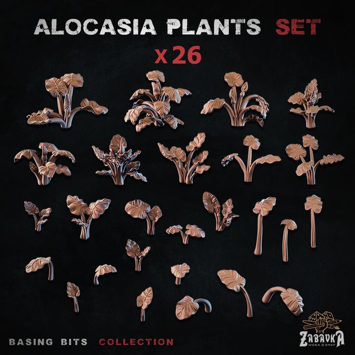 Alocasia Plants - Basing Bits (Plants)