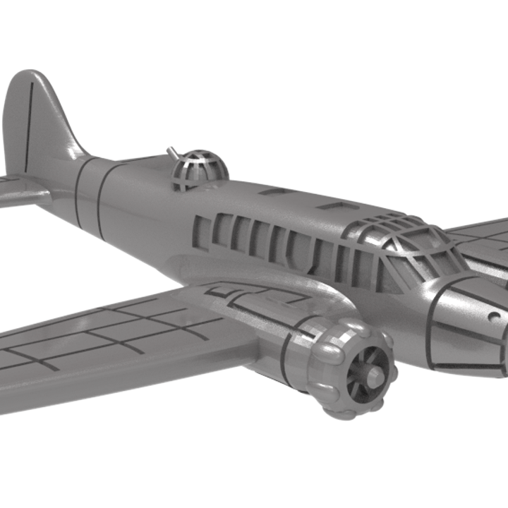 STL PACK - 14 Battle planes of WW2 (Volume 7, 1:200) - PERSONAL USE image