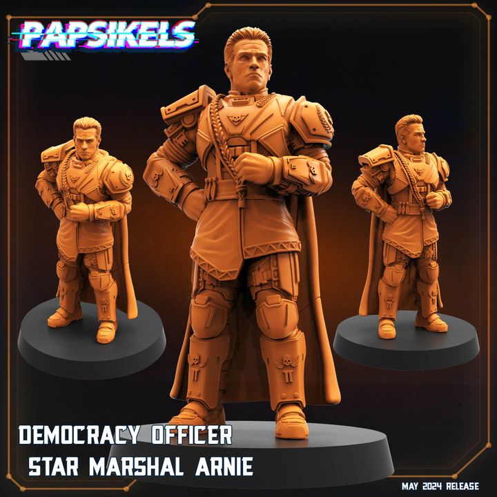 DEMOCRACY OFFICER STAR MARSHAL ARNIE