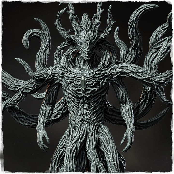 3D Printable Forest Elemental by Evox Arts