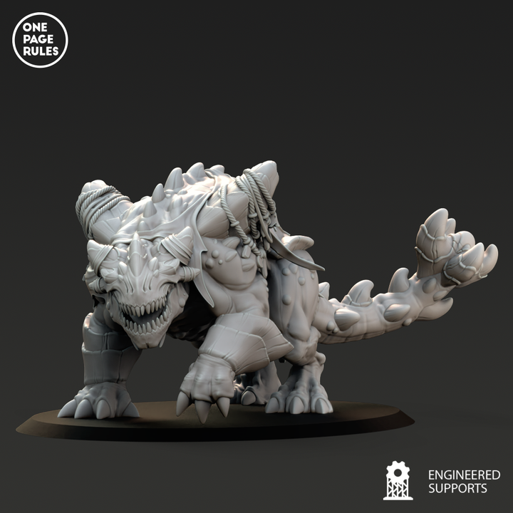 3D Printable Stalkers Terror Beast by One Page Rules