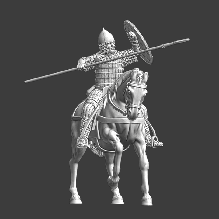 Mounted Kievan Rus - Lance and shield up image
