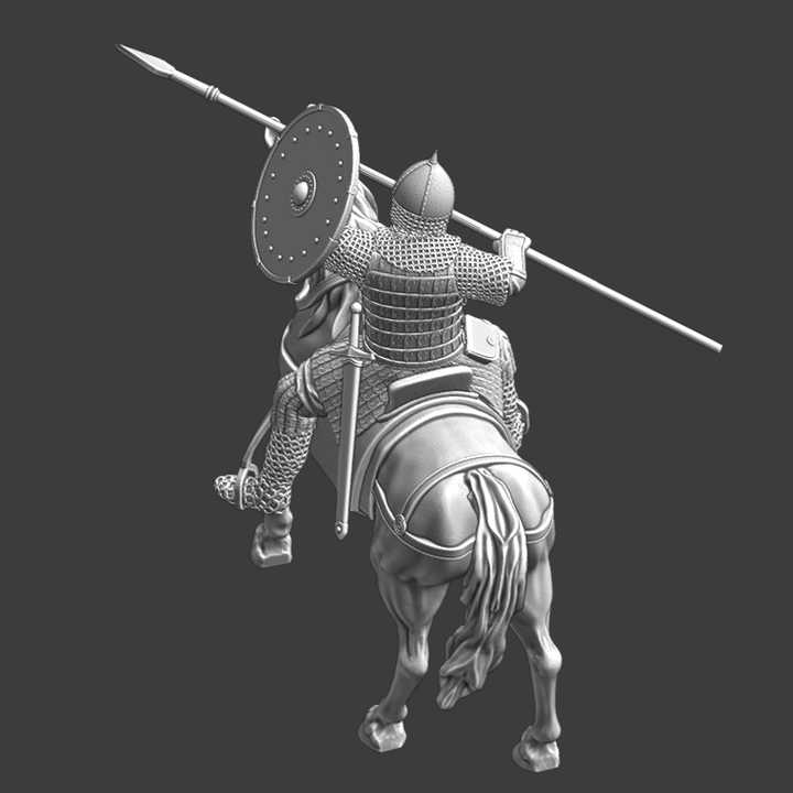 Mounted Kievan Rus - Lance and shield up image