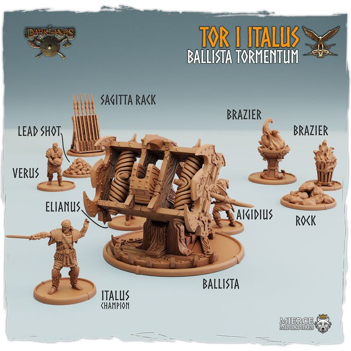 Byzantii Tor I Italus, Ballista Tormentum