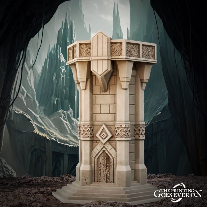 Dwarven Tower - Supportless image