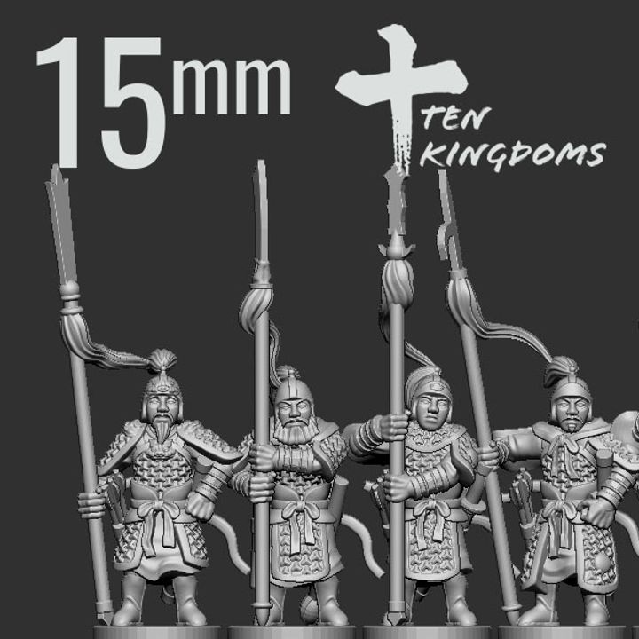 15mm Song Dynasty Spear Heavy Armoured Foot