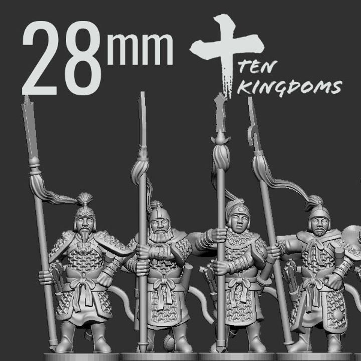 28mm Song Dynasty Spear Heavy Armoured Foot