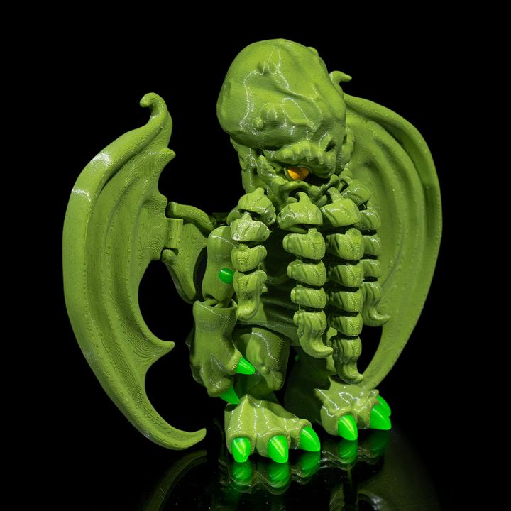 3D Printable Cthulhu by Stlflix