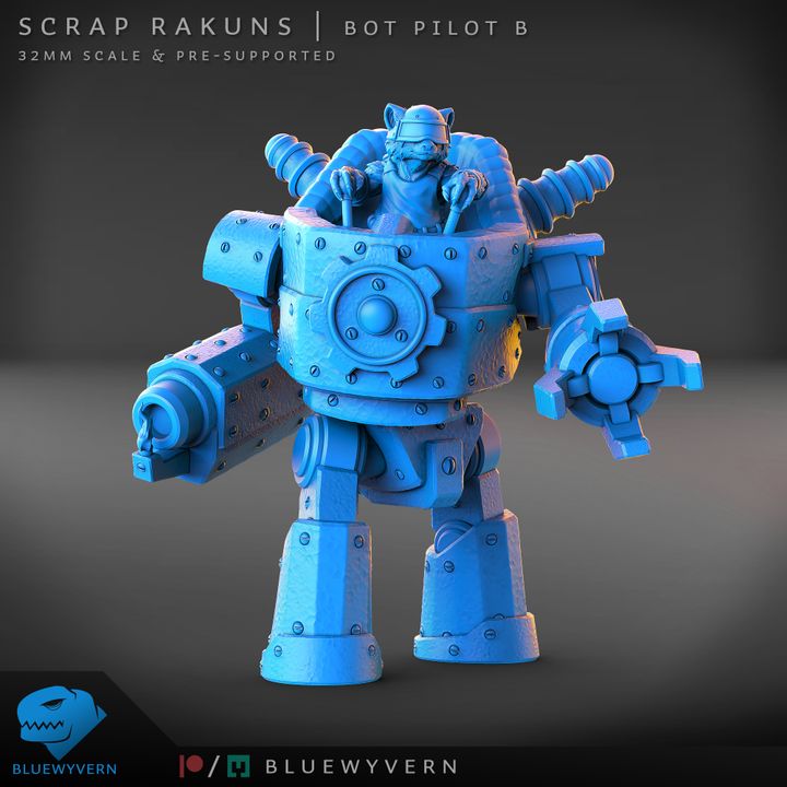 Scrap Rakuns - Bot Pilot B