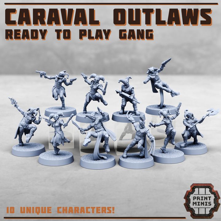 House Caraval Outlaws - Ready to Play Gang