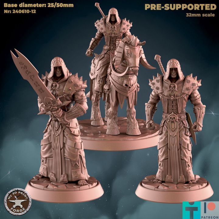 Death Knight Human 3 models