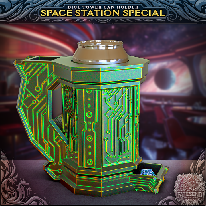 Space Station Special - Dice Tower Can Holder image