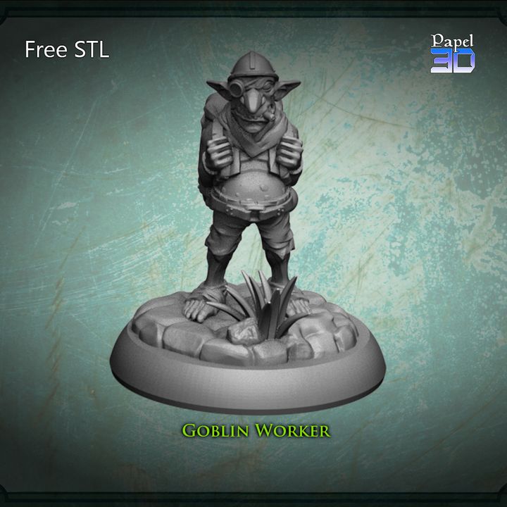 FREE STL - Goblin Worker image