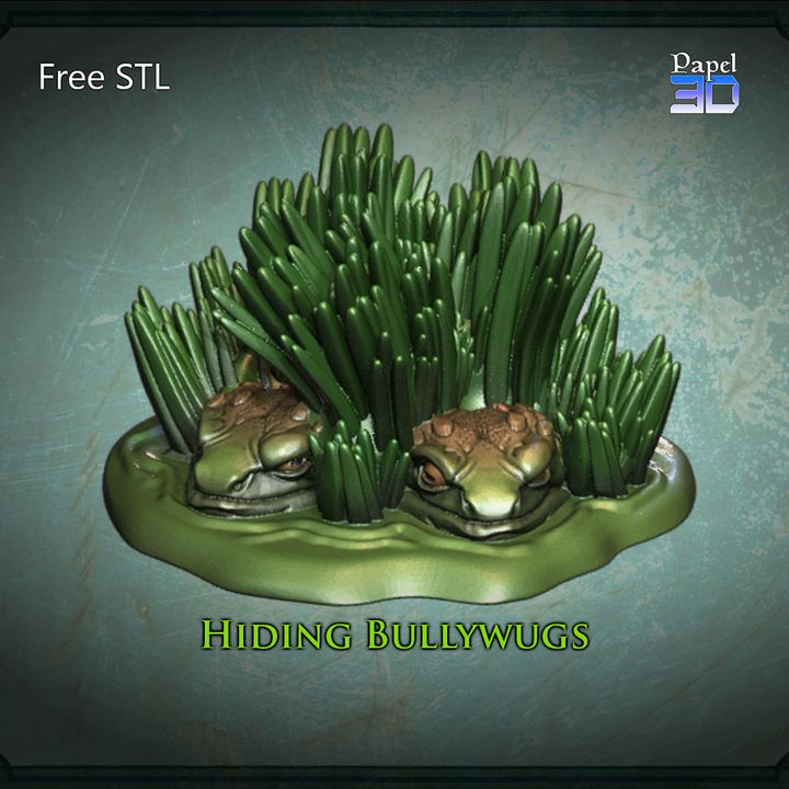 FREE STL - Hiding Bullywugs image
