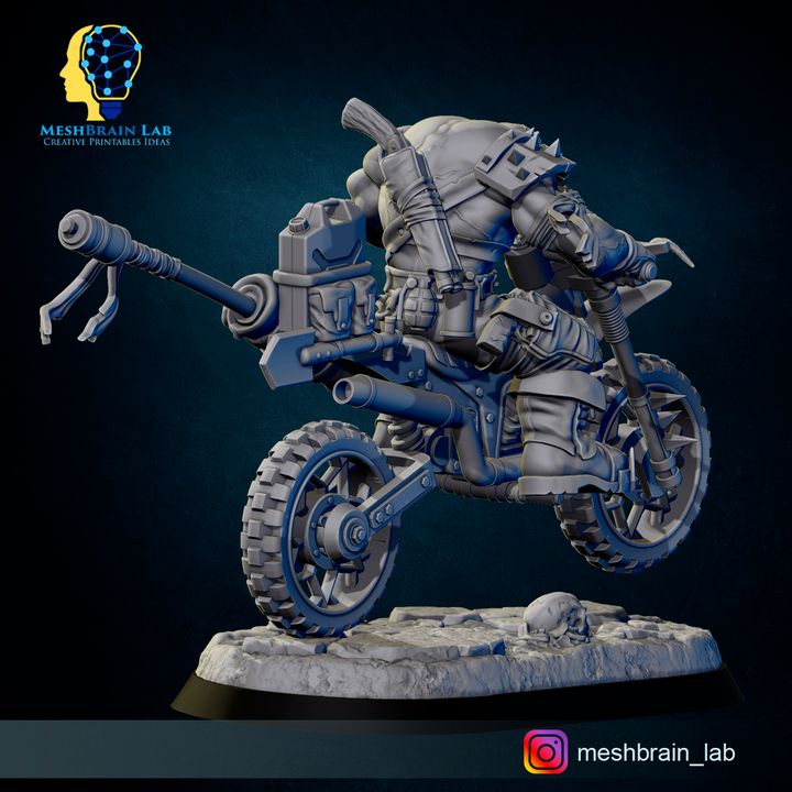 Wasteland Biker Ork Model 1 image