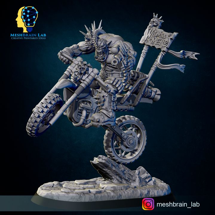 Wasteland Biker Ork Model 2 image