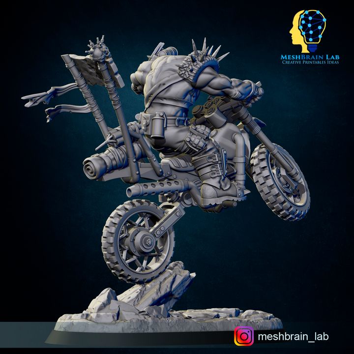 Wasteland Biker Ork Model 2 image