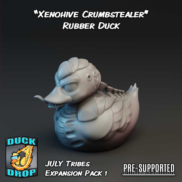 Xenohive Crumbstealer Rubber Duck - Space Bug Proxy