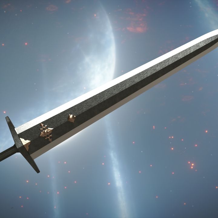 3D Printable Greatsword of Solitude by Aguilar Workshop
