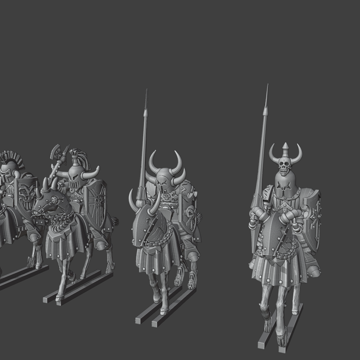 3D Printable Knights of Chaos by Ystlund Miniatures