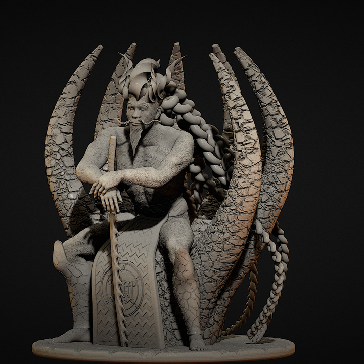3D Printable Gusion Great Duke of Hell by Lazy Bear
