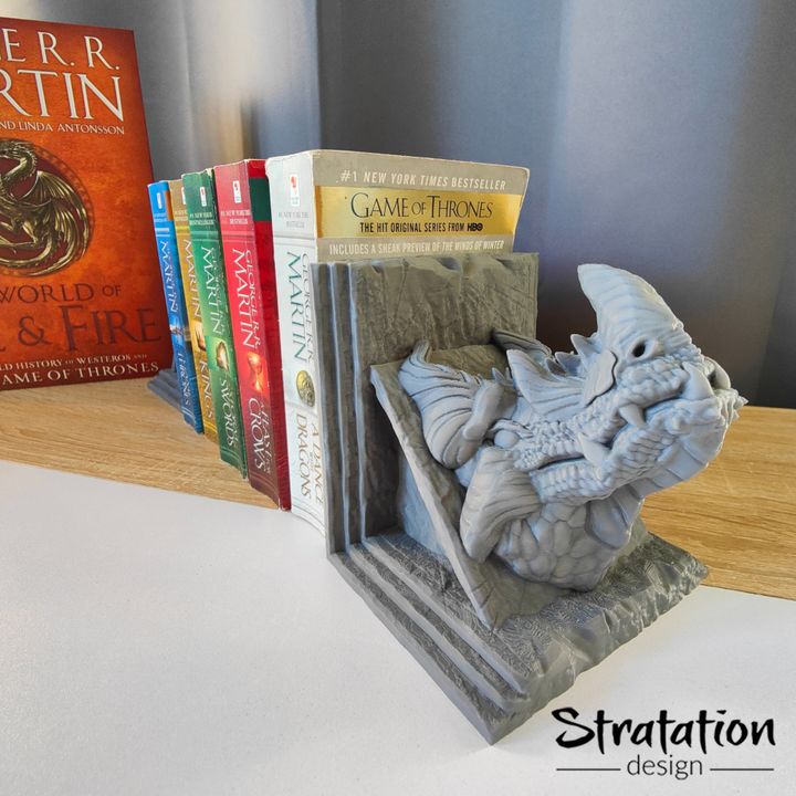 Draconic Bookend and Holder