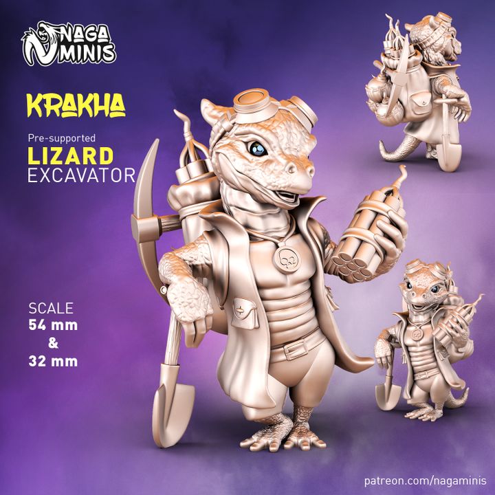 (Pre-supported) Lizard Folk Excavator