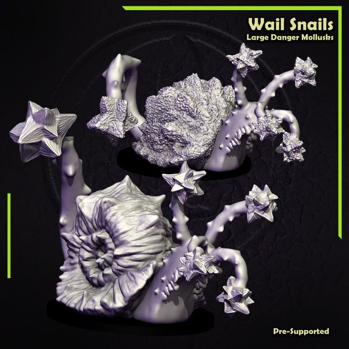 Wail Snails -Large Underground Danger Mollusks