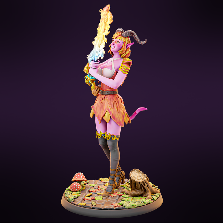 Jwala Pyschotic Tiefling (Sword Pose)