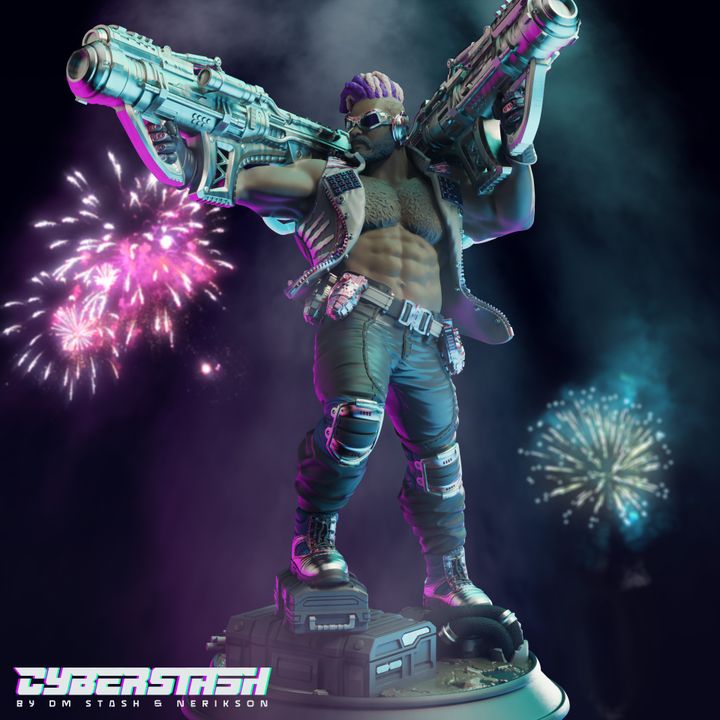 Cyberpunk Explosives Enthusiast - Paddy "Boombox" Koen image