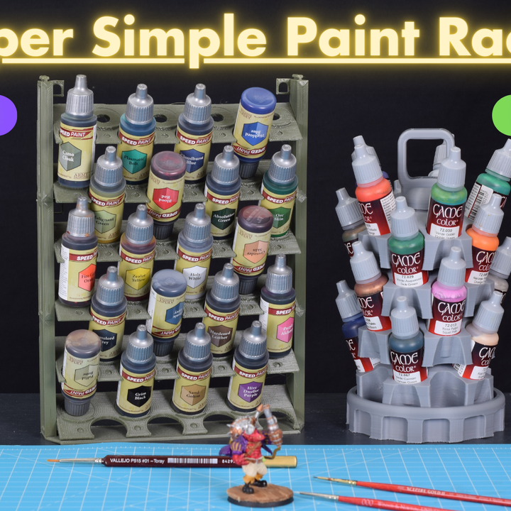 Super Simple Paint Rack combined kit