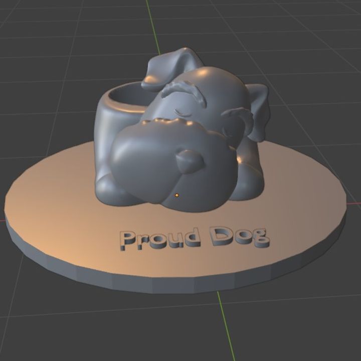Proud Dog Flowerpot