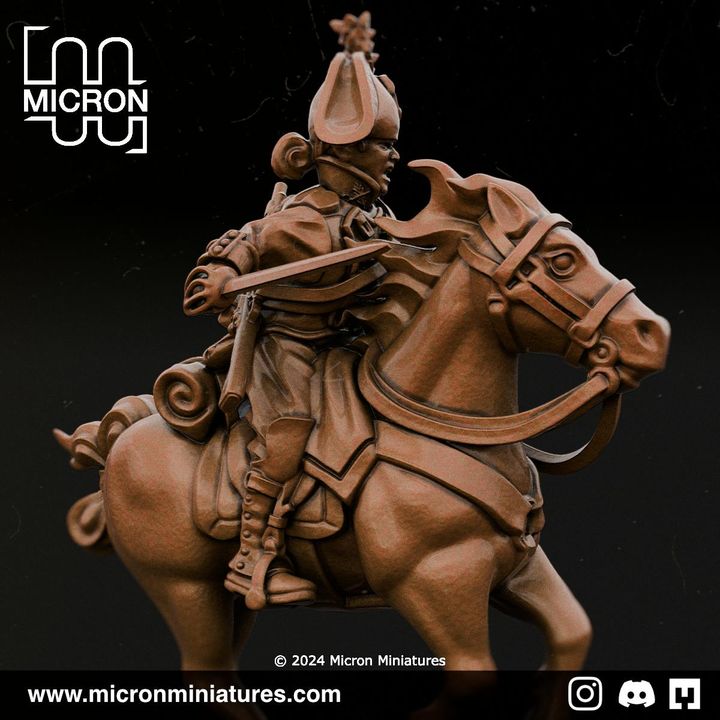 3D Printable Spanish Dragoons by Micron Miniatures