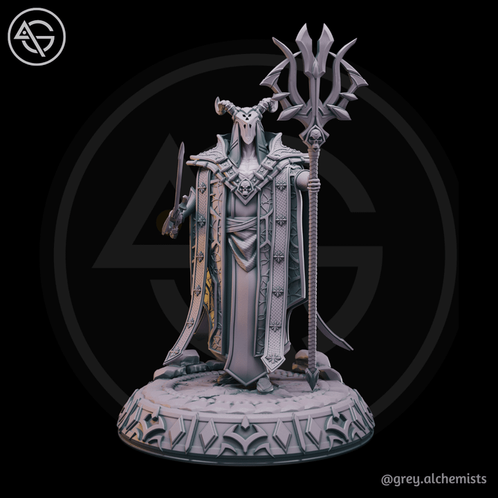 The Darkness Below Bundle - 6 Unique Fantasy Miniatures in 32mm & 75mm Scales - DnD (Pre-supported) image