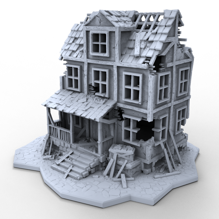2 Level Damaged House