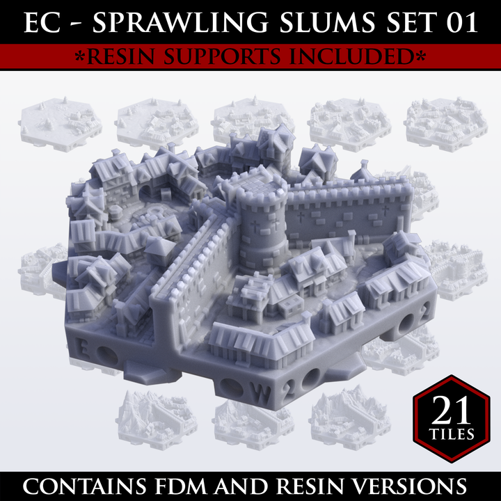 Hexton Hills Epic Cities Sprawling Slums Set 01