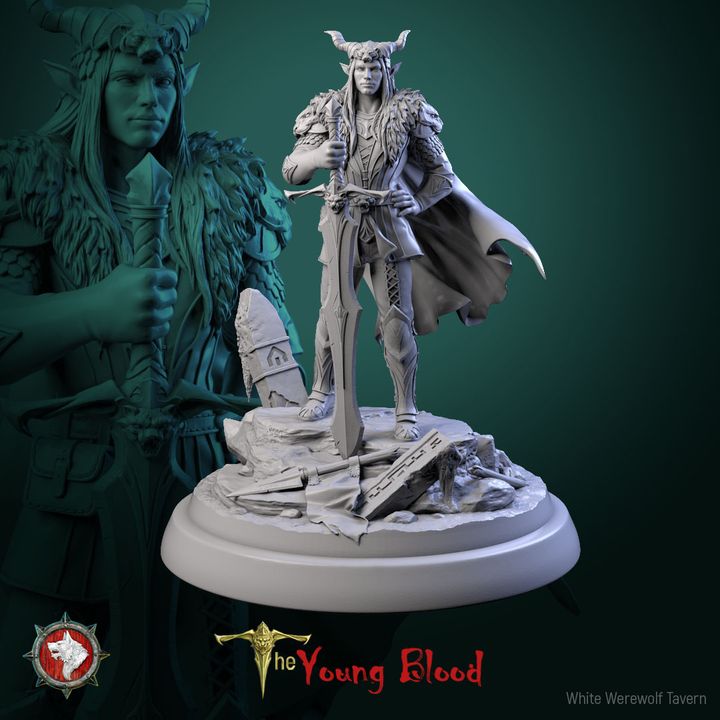 3D Printable 'The Young Blood' June 2024 bundle 23 STL's miniatures pre