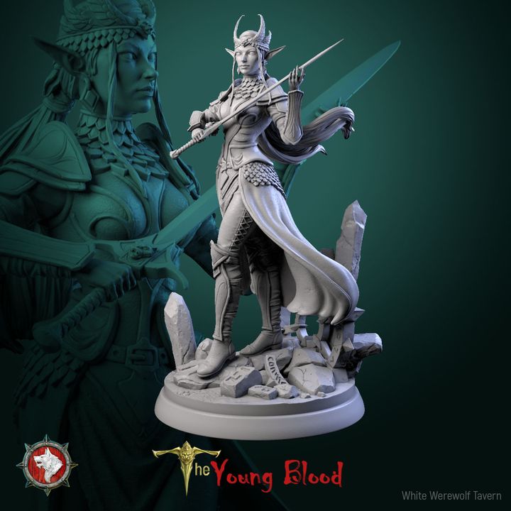 3D Printable 'The Young Blood' June 2024 bundle 23 STL's miniatures pre