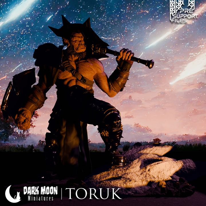 Toruk - the orc warrior (full figure) - presupported