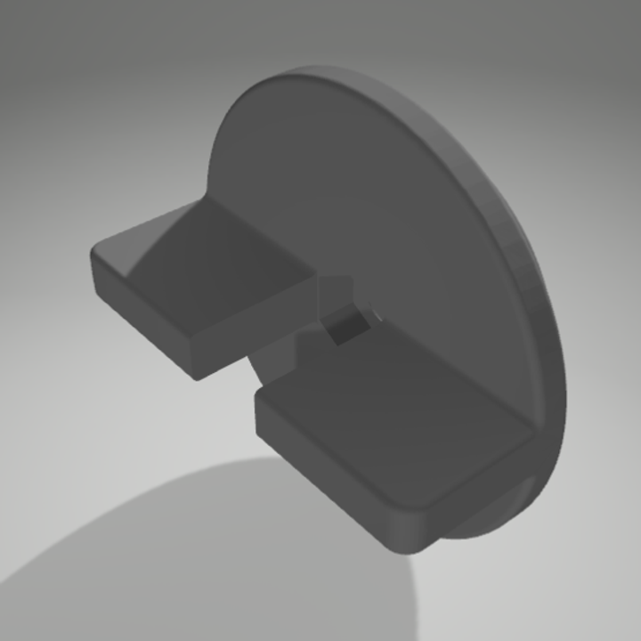 3D Printable VW Passat B6 B7 boot knob for reflection triangle holder ...