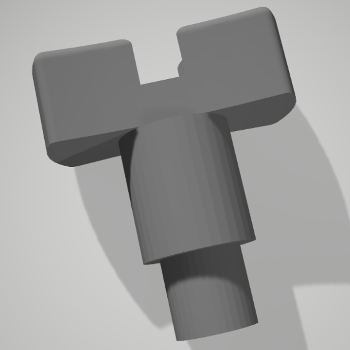 3D Printable VW Passat B6 B7 boot knob for reflection triangle holder ...