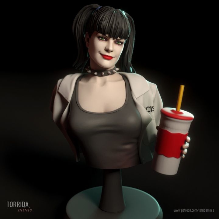 Abby Sciuto from NCIS - 3D bust