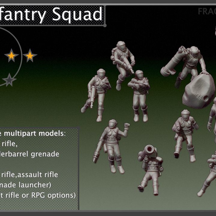 Fractured Sphere - E.S.U.F. Jump Infantry Squad