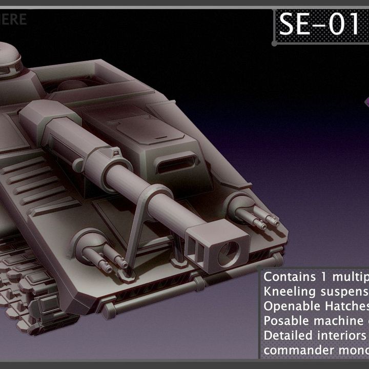 Fractured Sphere - Heliochrome SE-01 Onager Tank