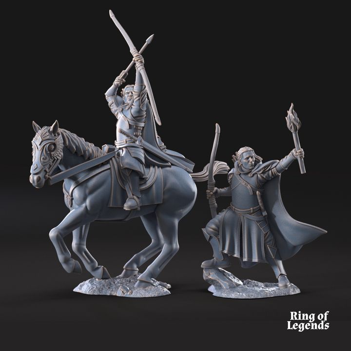 Berf, Grey Castle Court Captain mtd and foot | Grey Castle | Fantasy