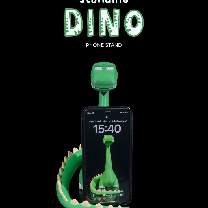 Standing Dino Phone Stand