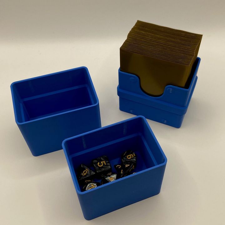 THE MINIMALIST AND BUDDY DECK BOX - MAGIC THE GATHERING - POKÉMON - YU-GI-OH - 3D PRINTED DECK BOX WITH DICE COMPARTMENT