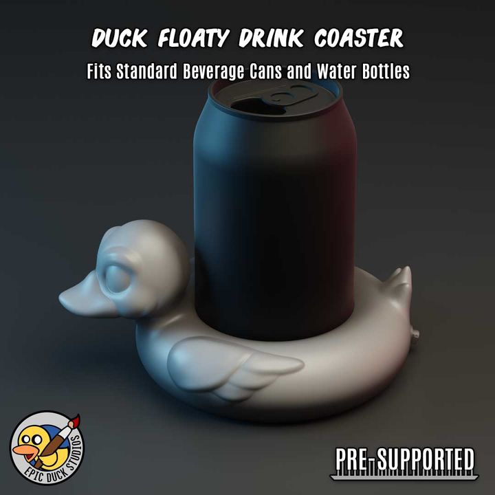 Duck Floaty Can Coaster