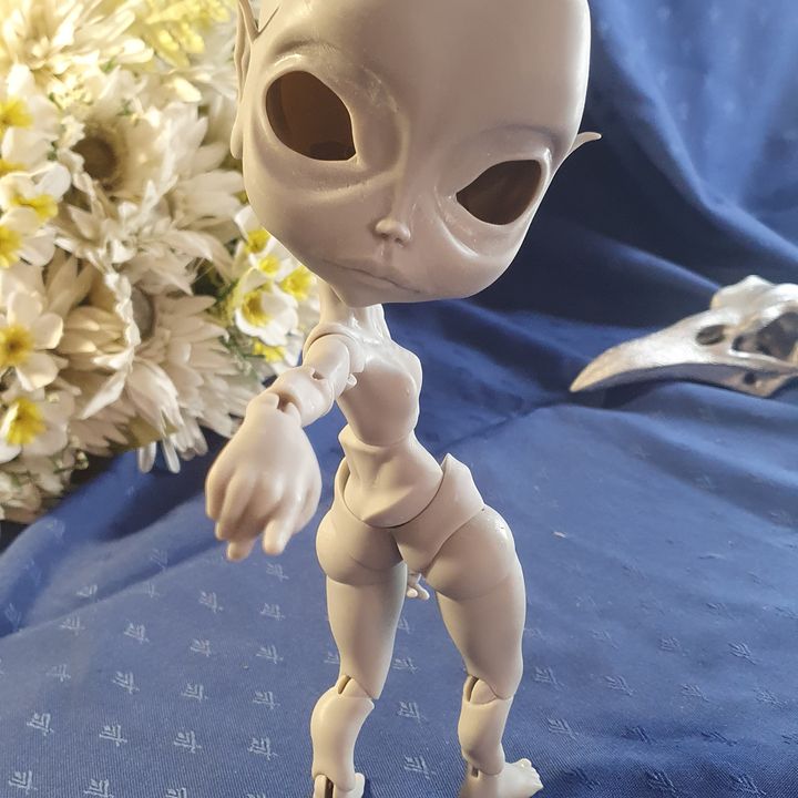 Articulated Chibi Doll-BJD SD - Custom 3D Design